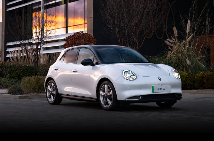 Front angled view of the GWM ORA 03