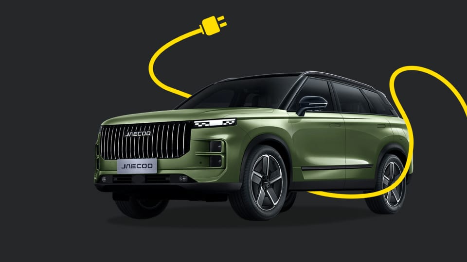 Side angled view of Jaecoo